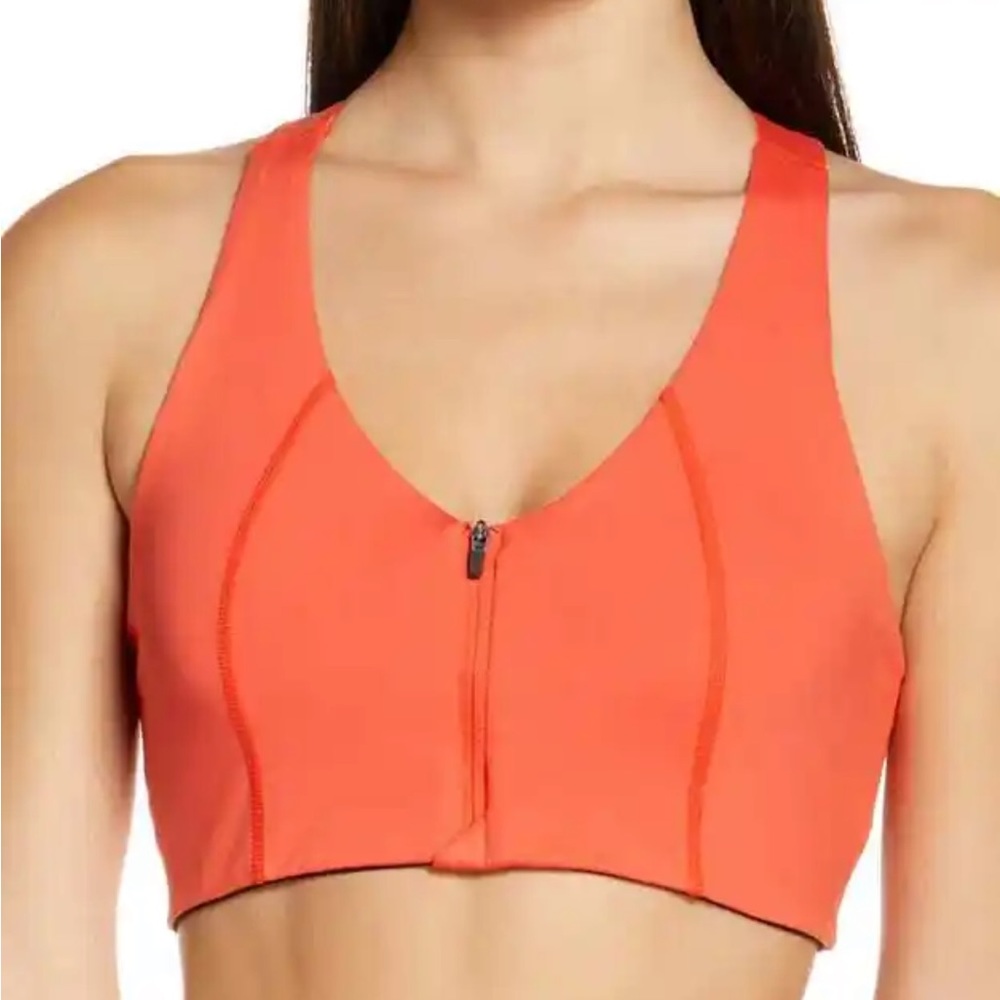 Zella Studio Lite Run In Zip Front Bra, XS